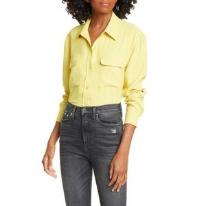 NWT Equipment Signature Shirt in Celery, XS